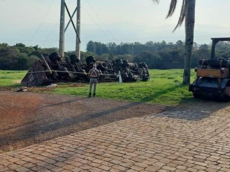 Motorista morre em acidente envolvendo dois caminhões na ERS-155 em Santo Augusto