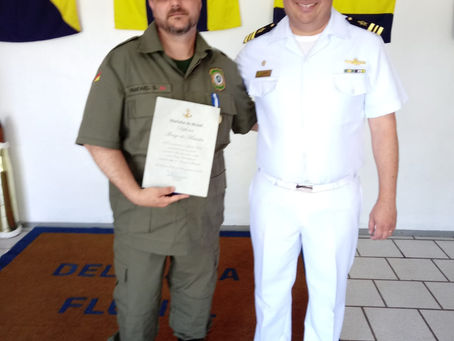 Gestor do Parque Estadual do Turvo, recebe honraria da Marinha do Brasil