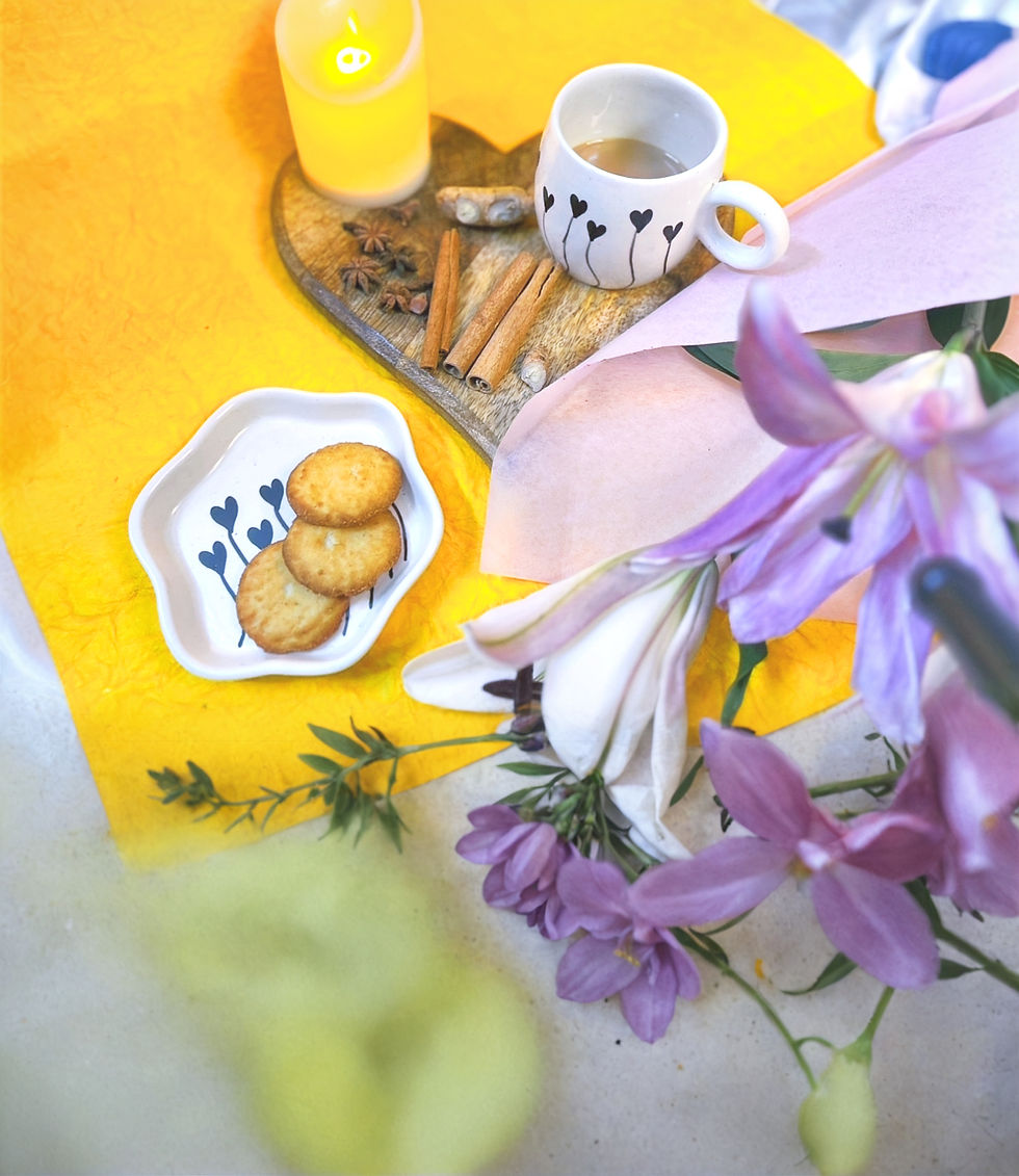 Thumbnail: 'Black Era' Cup with Plate Set