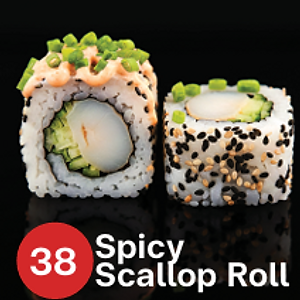 NR.38 Spicy scallop roll