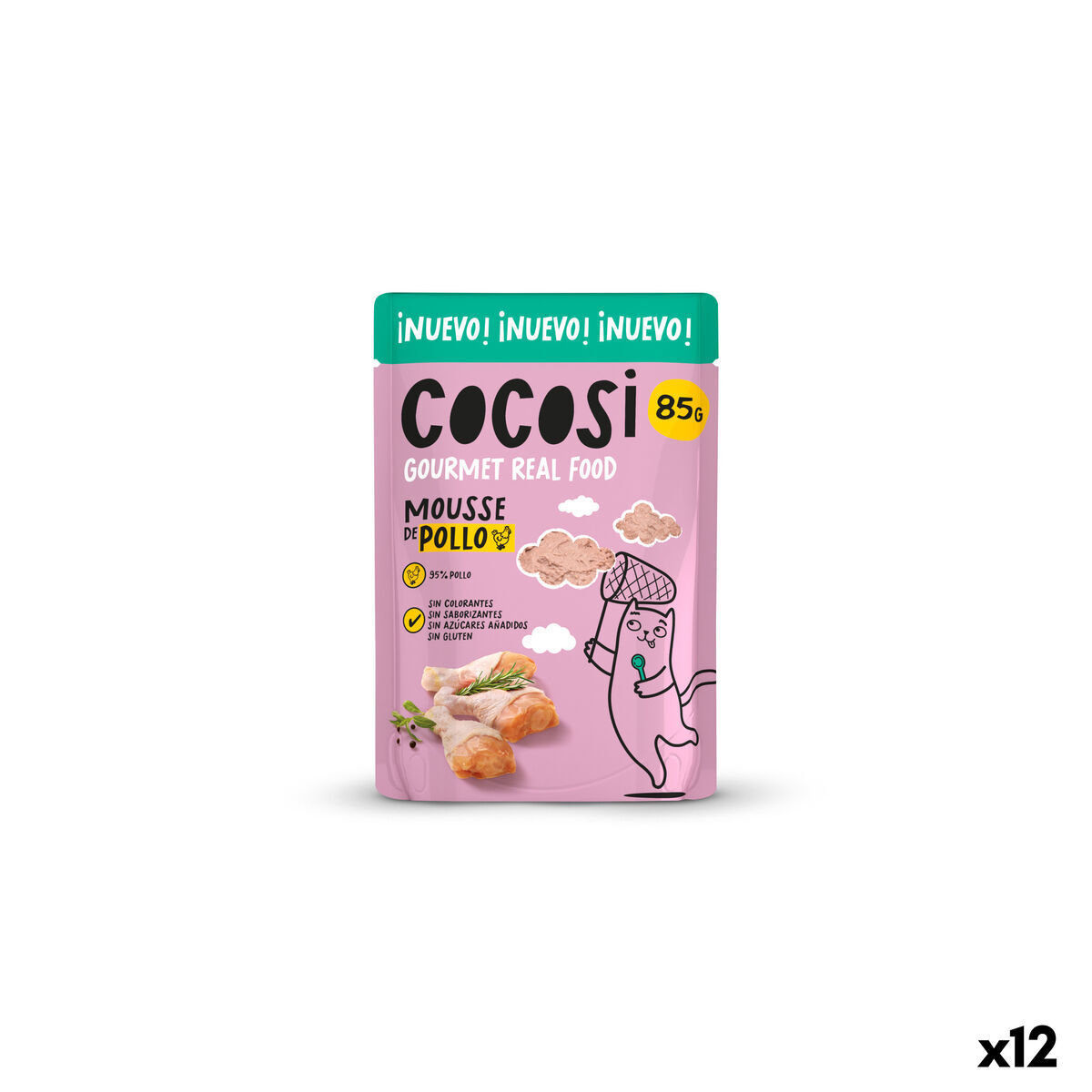 Cat food Cocosi Gourmet Real Food 80 g 12 Units