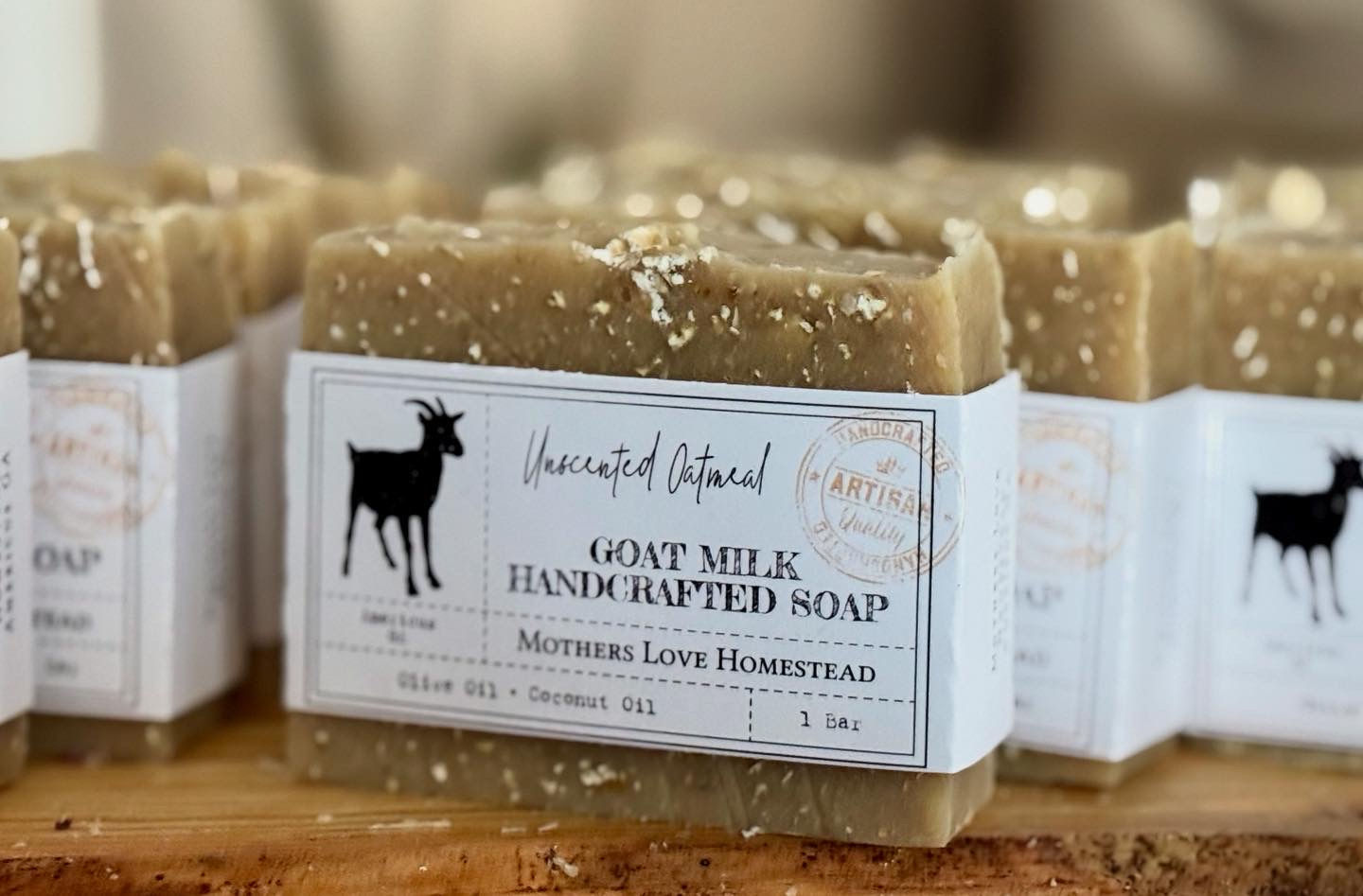 Unscented Oatmeal Goat Milk Soap