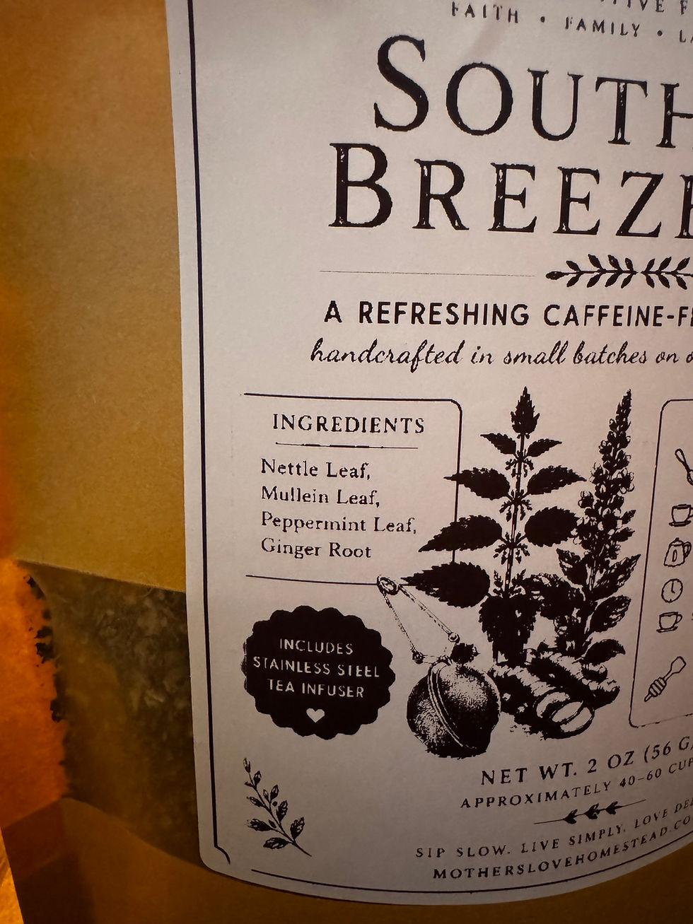 Thumbnail: Southern Breeze tea gift set prepared for a cozy cup of herbal tea