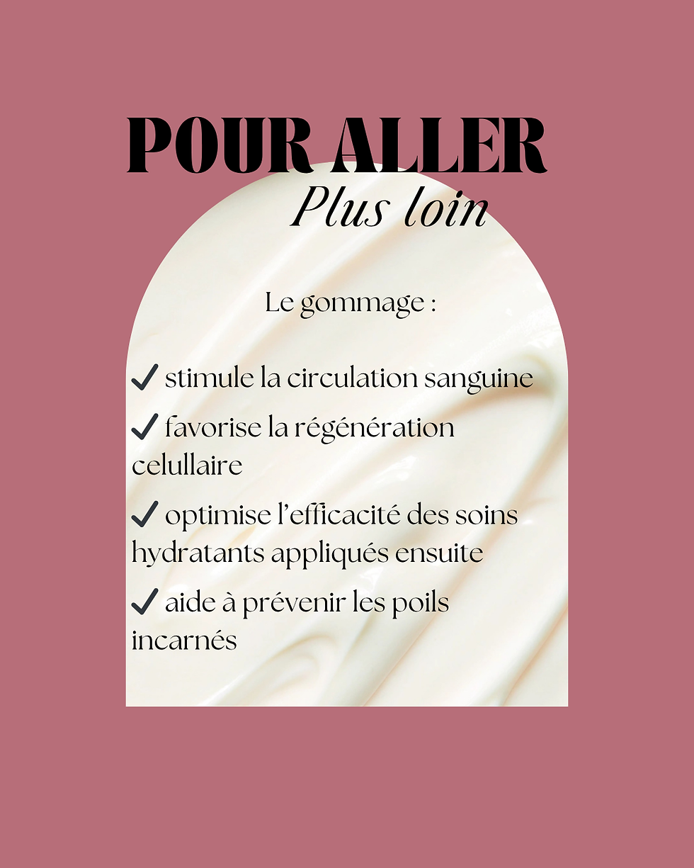 Gommage Pour aller plus loin
