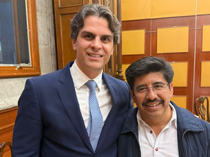 El diputado federal Juan Carlos Valladares acompaña al presidente del Consejo Coordinador Empresarial en visita a la Suprema Corte de Justicia de la Nación