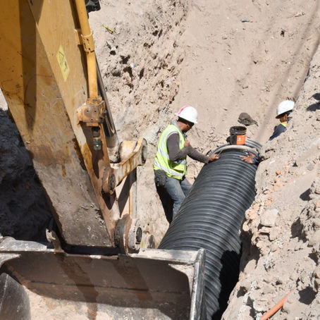 SIN DETENERSE, CONSTRUCCIÓN DE COLECTOR PLUVIAL EN PRIVADAS DE LA HACIENDA