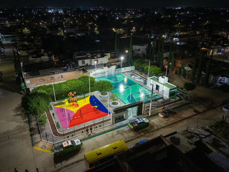 ALCALDE JUAN MANUEL NAVARRO INAUGURA MODERNO ESPACIO RECREATIVO EN UN AMBIENTE DE FIESTA CIUDADANA