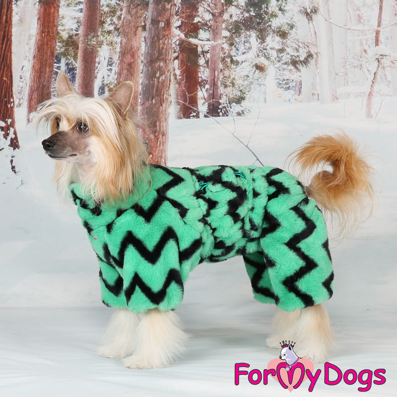 Overalls-fur coat green, Male