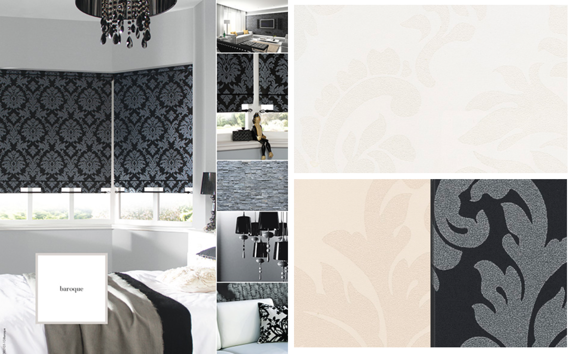 Baroque Translucent Roller Blinds