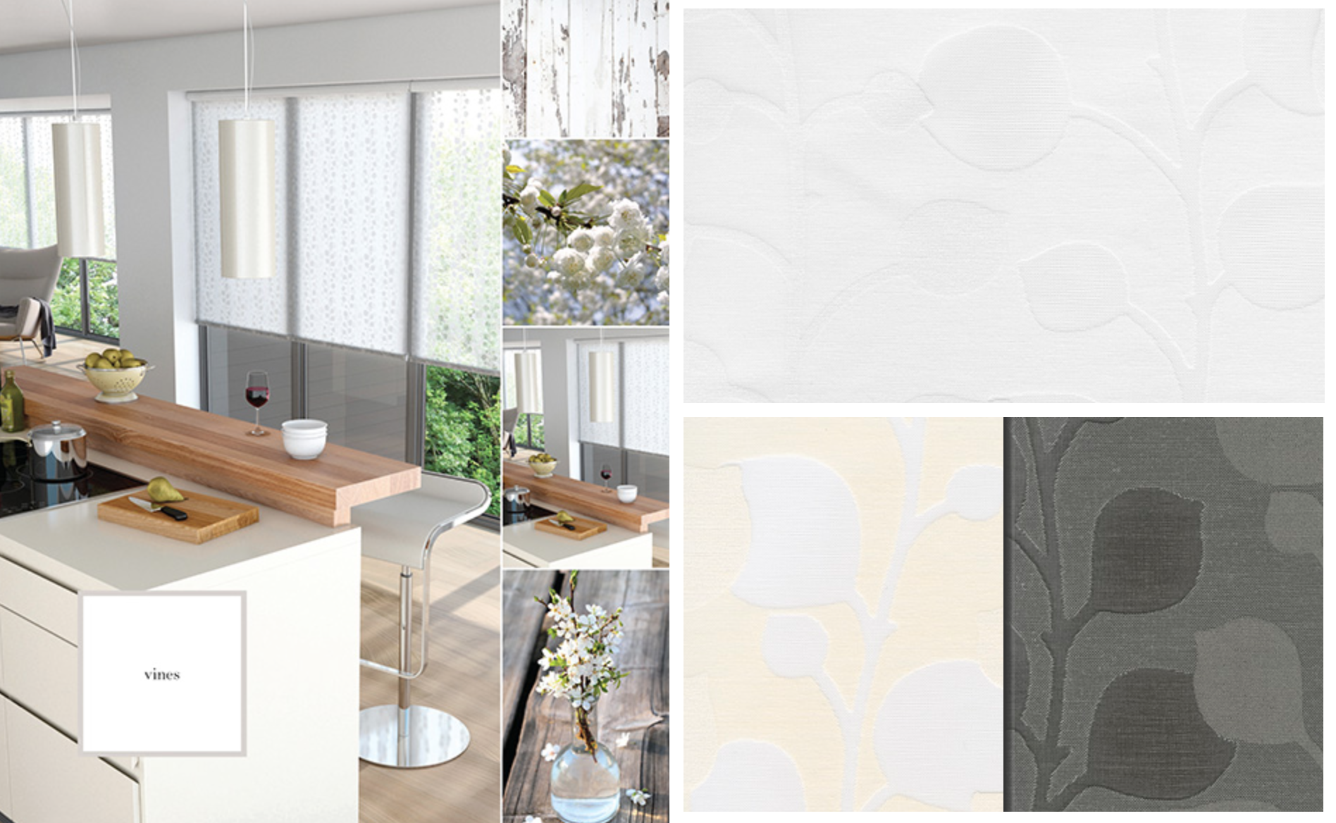 Vines Screen Roller Blinds