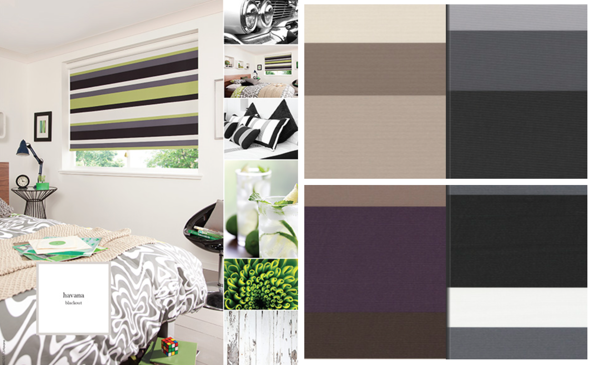 Havana Blackout Roller Blinds