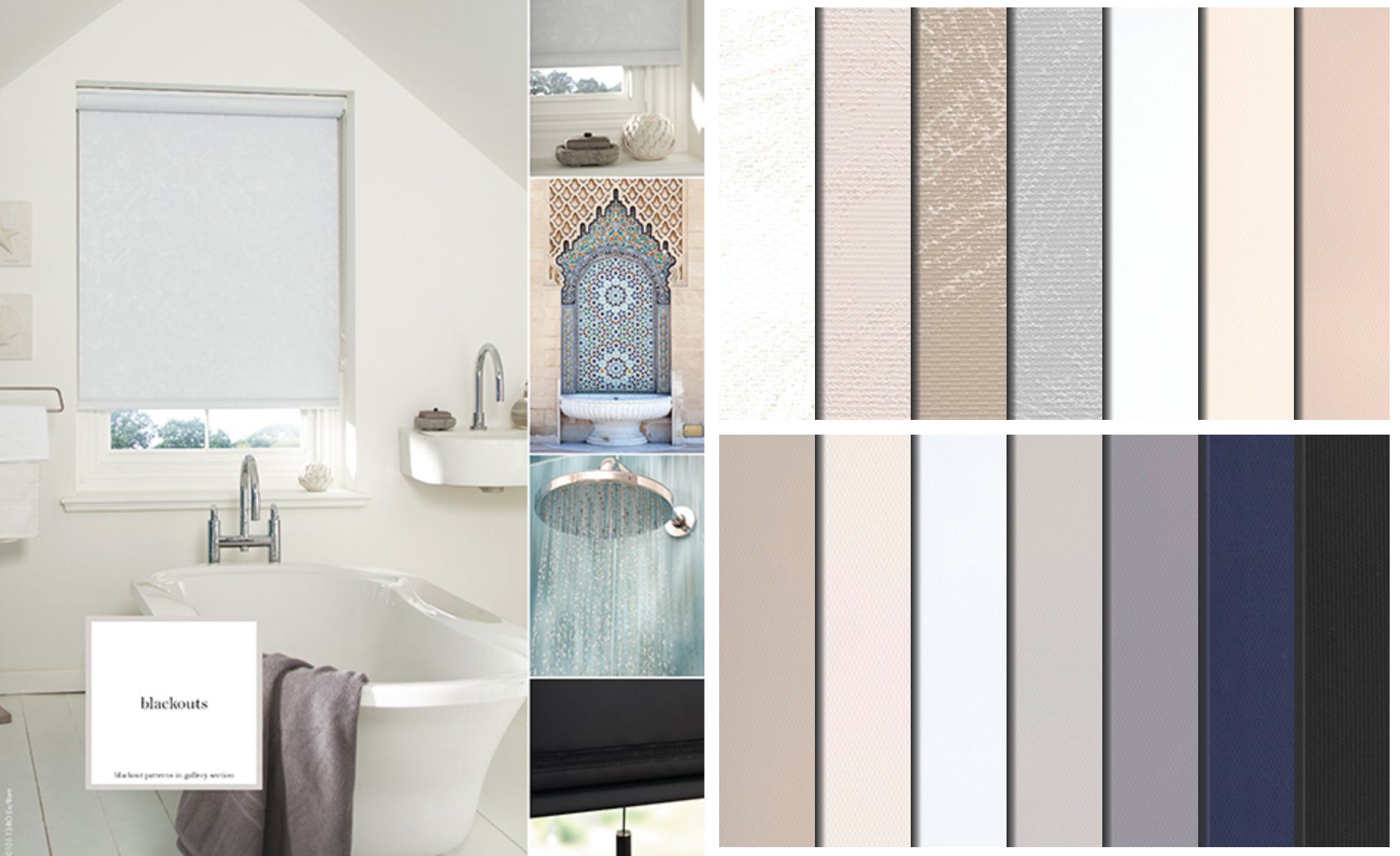Blackout Collection Roller Blinds
