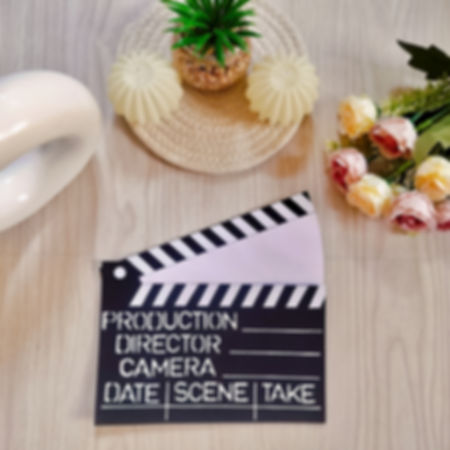 MOVIE CALPPERBOARD CARD