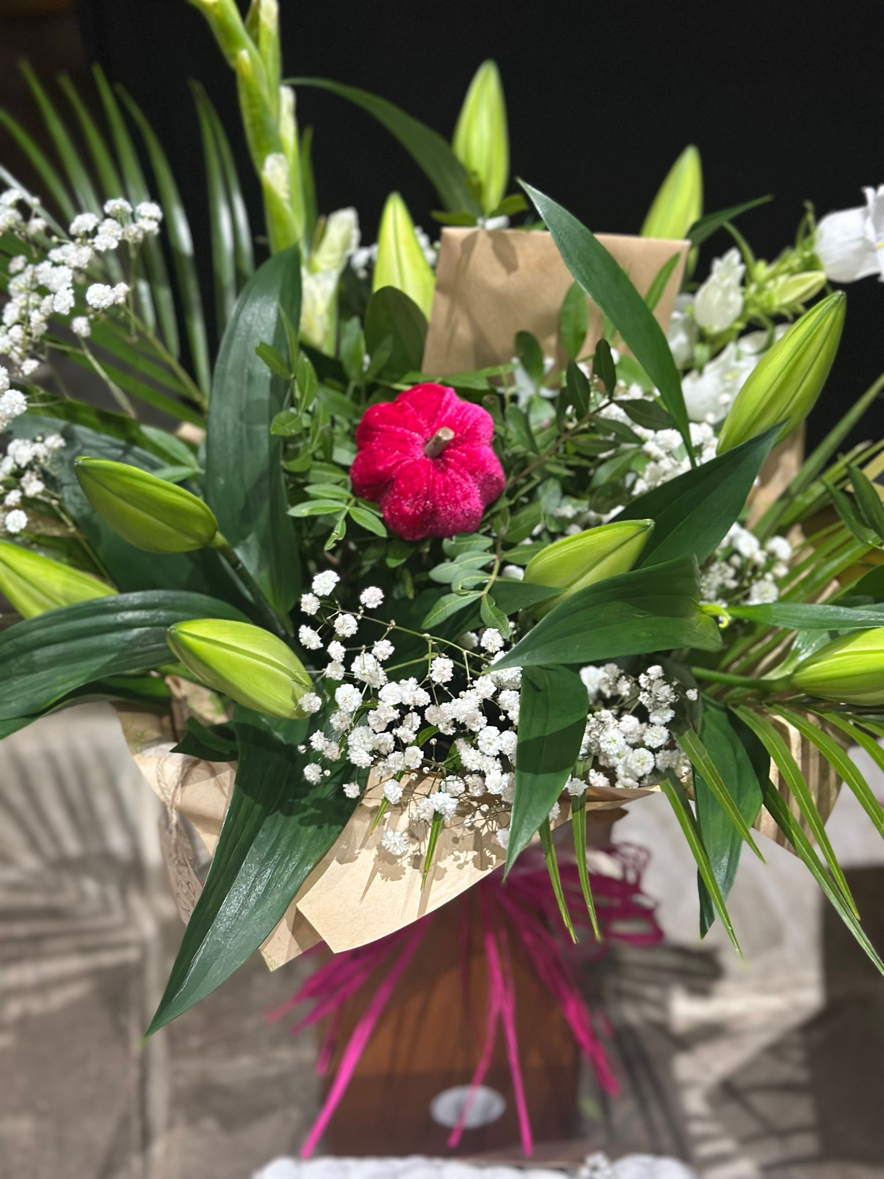 Valentines Lily Aqua Bag