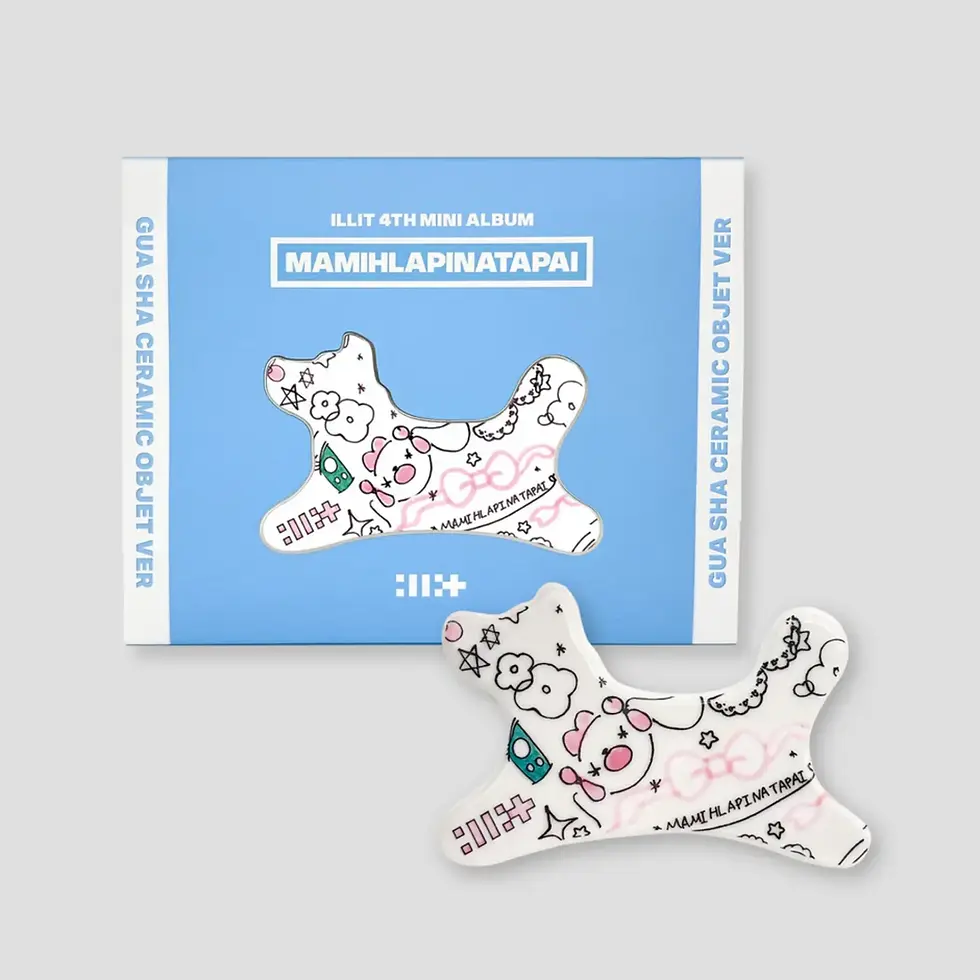 Miniatură: ILLIT - 4th Mini Album [MAMIHLAPINATAPAI] Gua Sha Ceramic Objet Ver.