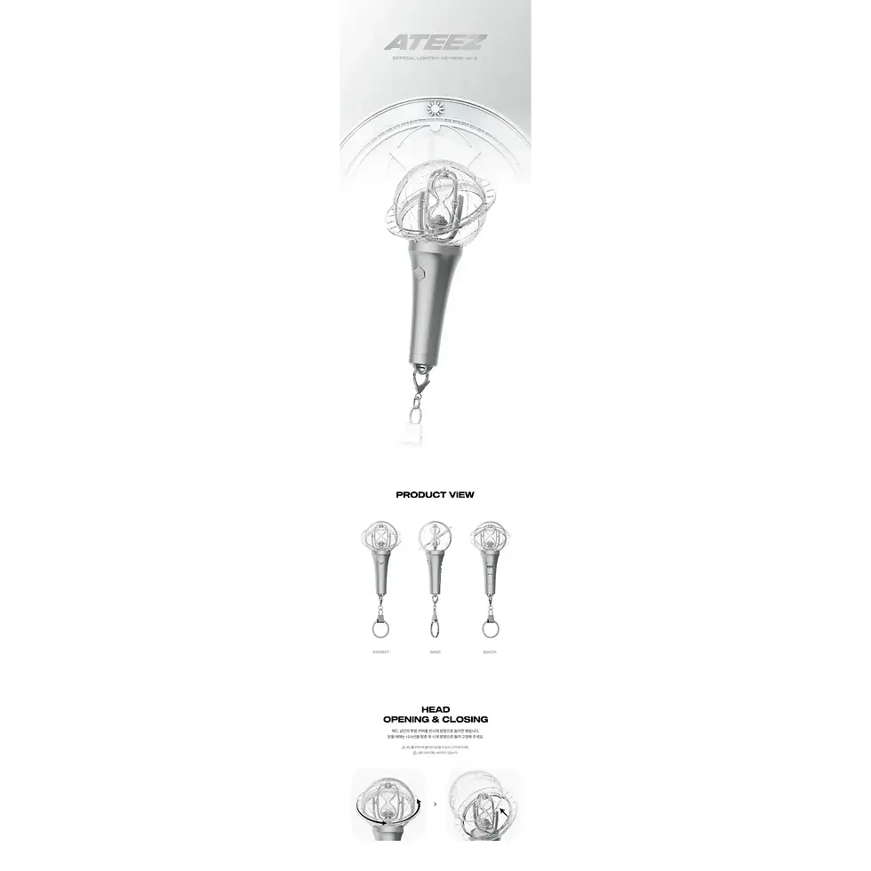 Miniatură: ATEEZ - OFFICIAL LIGHTINY KEYRING Ver.3