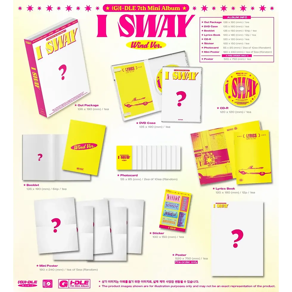 Miniatură: (G)I-DLE - 7th Mini Album [I SWAY]