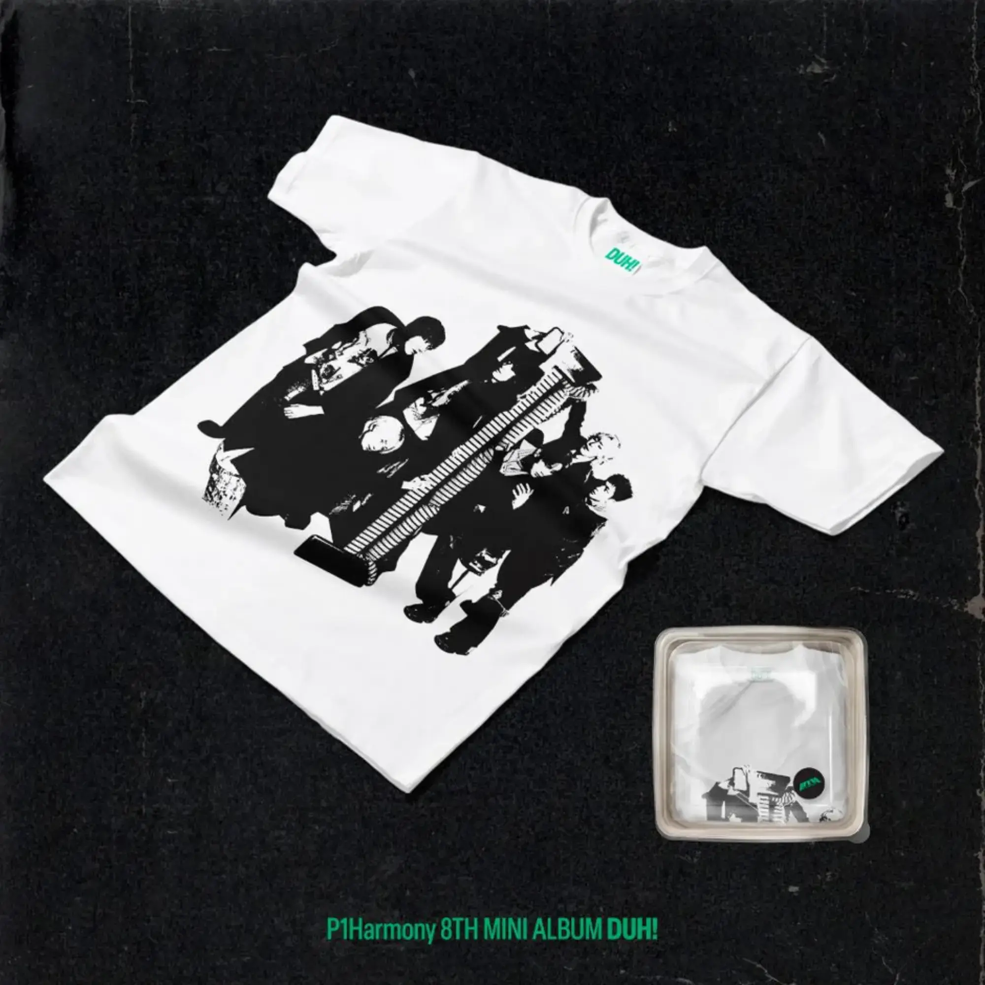 P1Harmony - 8th Mini Album [DUH!] Plain White T Ver.