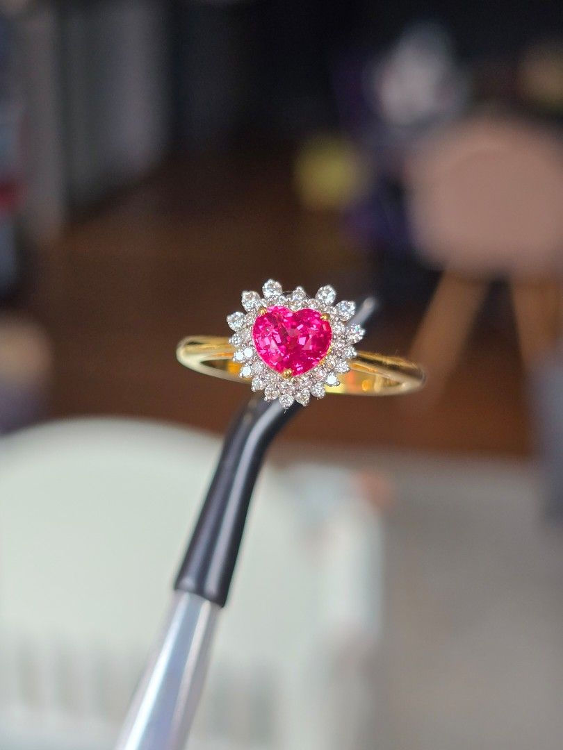 Thumbnail: 0.75ct Unheated Burma Spinel Ring
