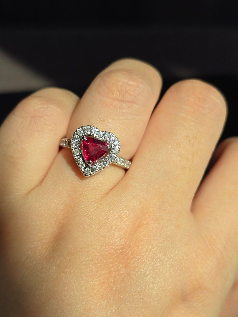 Thumbnail: 0.65ct Unheated Burma Spinel Ring