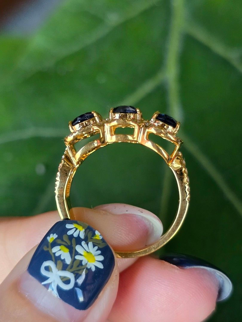 Thumbnail: 2.03ct Unheated Burma Sapphire Ring