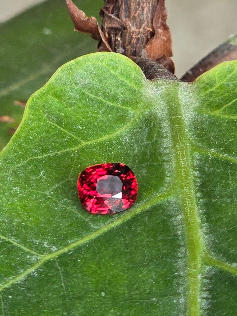 Thumbnail: 2ct Unheated Natural Burma Red Spinel