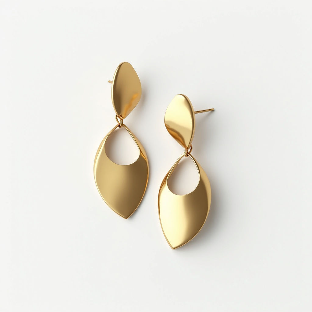 Sculpted Drop Earrings