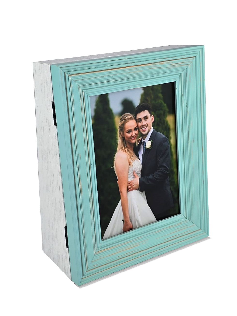 Thumbnail: 5x7 Frame & Multi-Device Charging Station - Solid Color