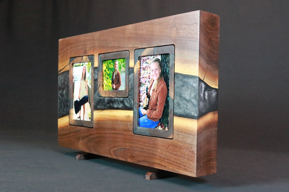 Thumbnail: Multi Photo & Device Charging Station:  Walnut River