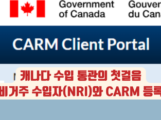 비거주 수입자(NRI)와 CARM 등록, 캐나다 수입 통관의 첫걸음