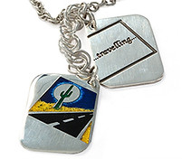 image of Molinera Jewellery: Postcards from the Edge Travelling pendant