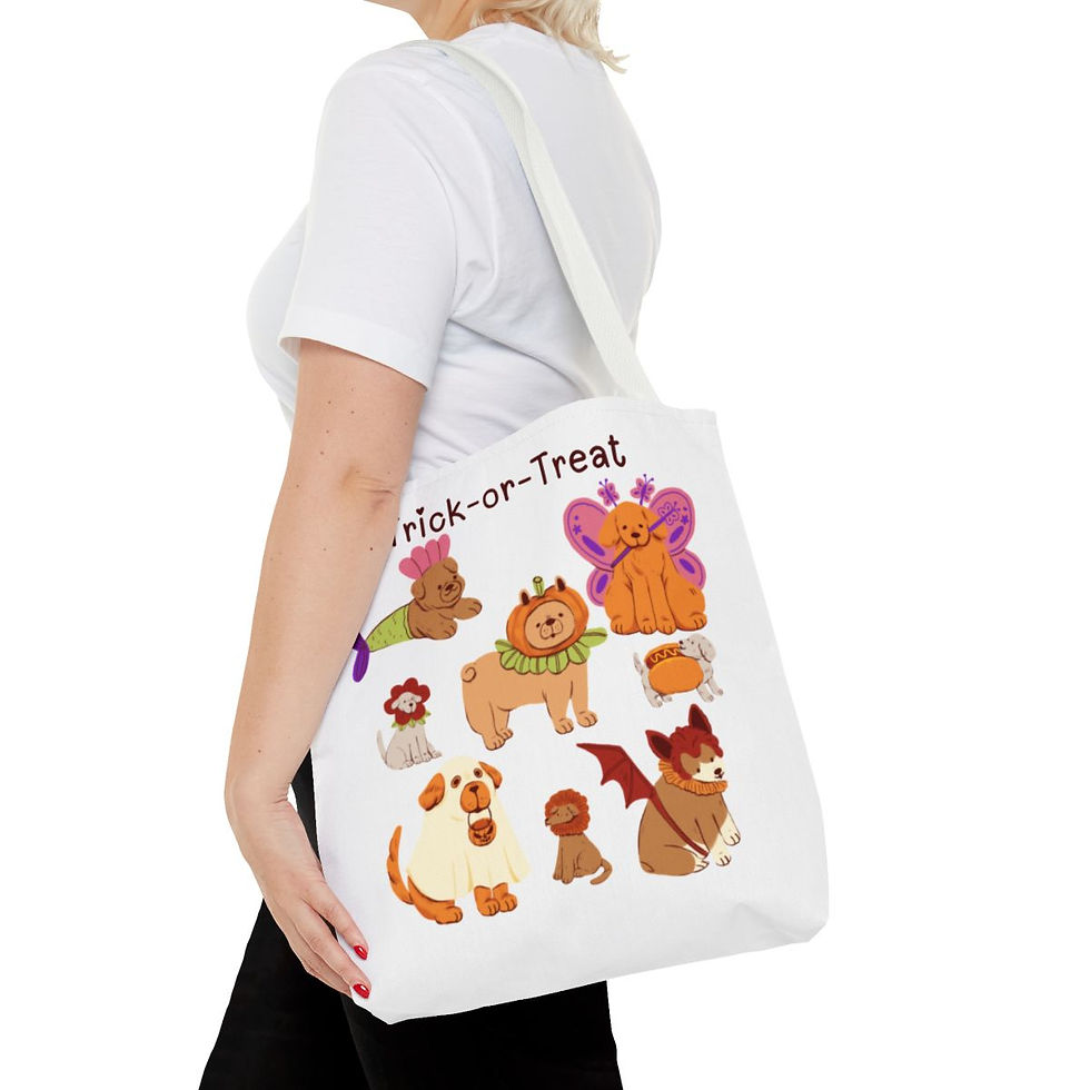 Thumbnail: Trick or Treat Dog Tote