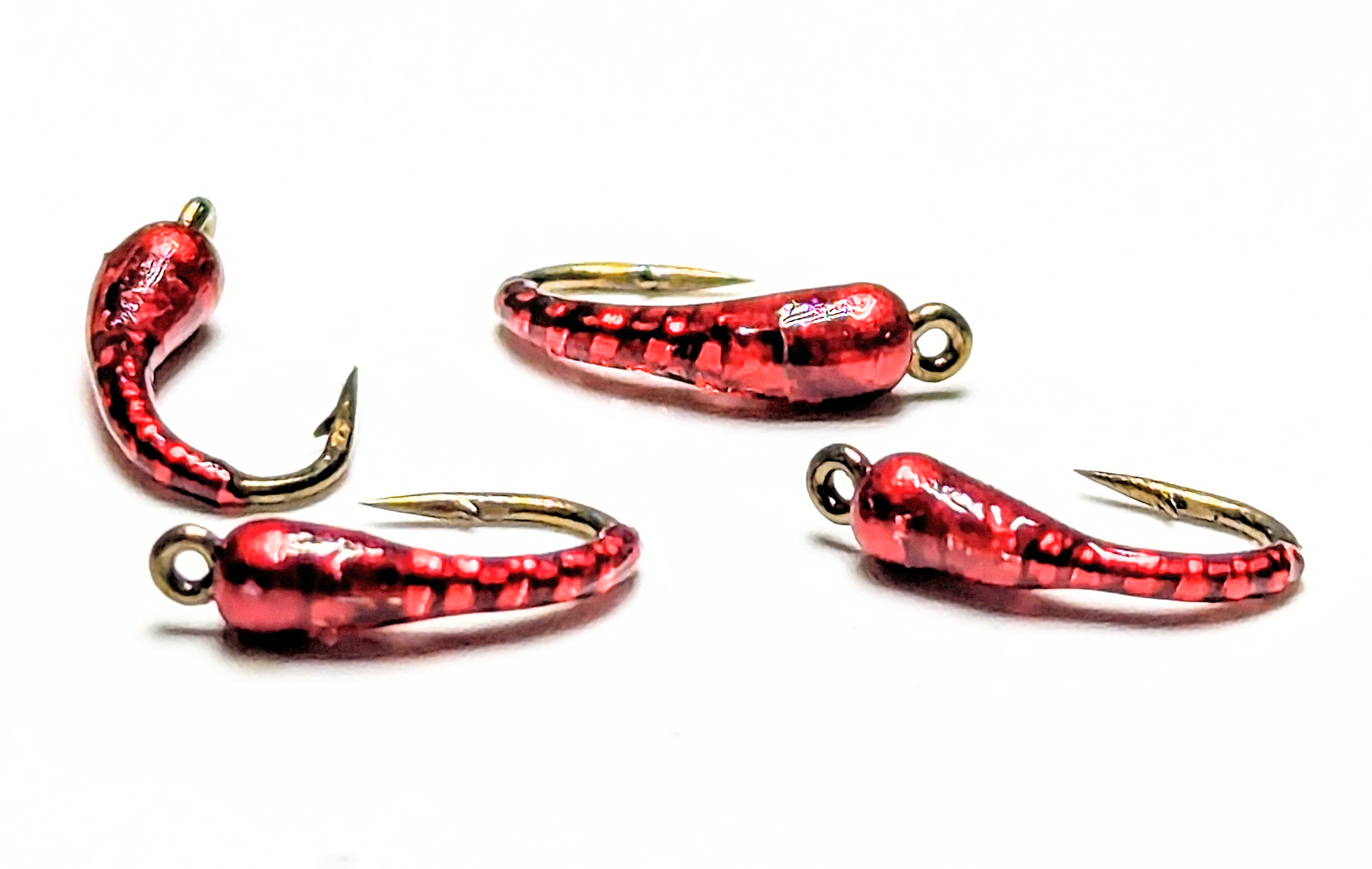 A small and effective zebra midge fly.