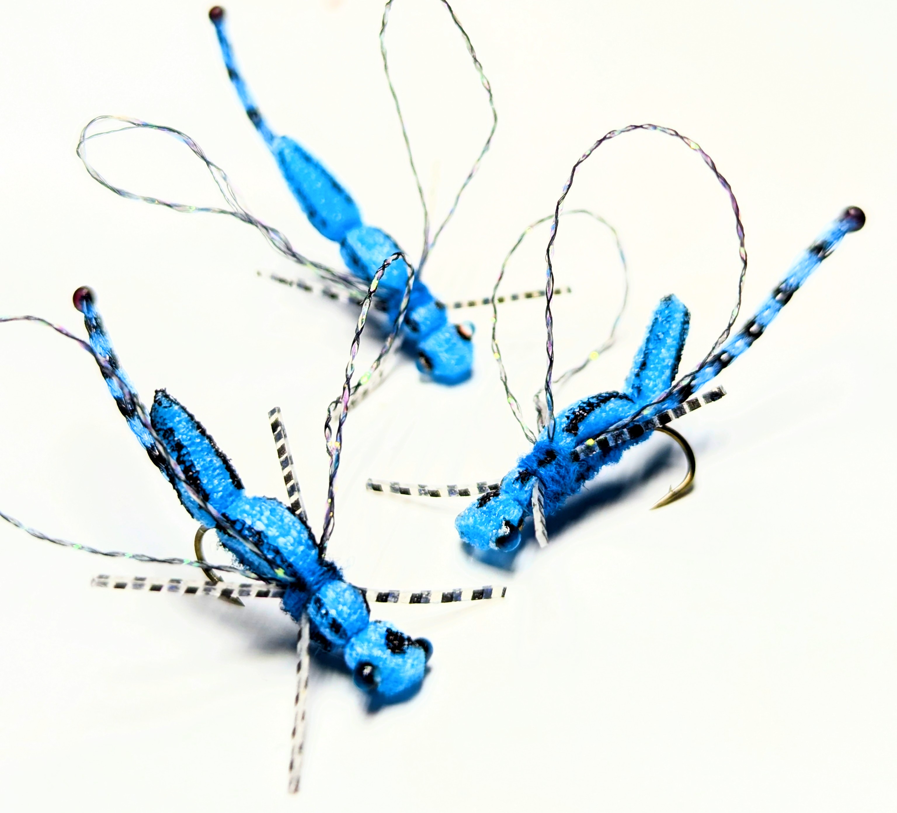 A bright glo-bug egg pattern fly.