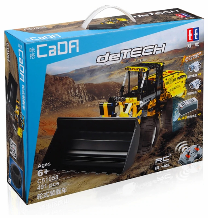 Constructor CaDA Încărcător cu telecomanda RC (491 piese)