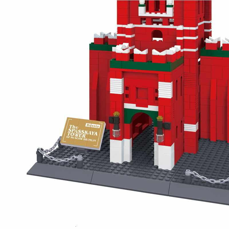 Miniatură: Constructor Wange Arhitectura Rusia: Turnul Spasskaya, Kremlin (1047 piese)