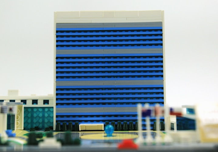 Miniatură: Constructor Wange Arhitectura SUA: sediul ONU (1597 piese)