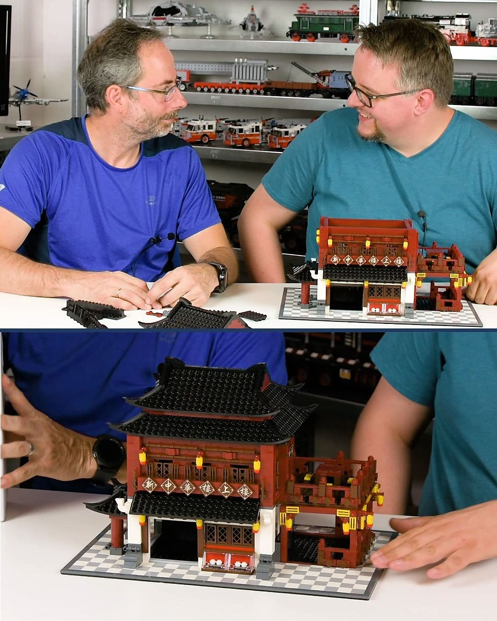 Miniatură: Constructor Wange Arhitectura China: Hotel (1643 piese)