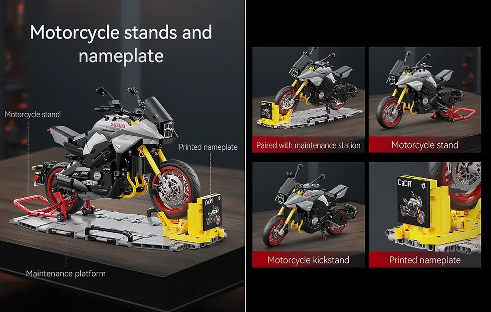 Miniatură: Setul de construcție Cada Suzuki Katana (1104 piese)