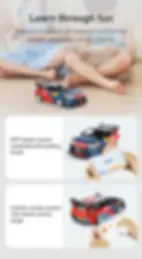 Миниатюра: Конструктор CaDA Машинка Citroen (программируемый/радиоуправляемая) (329 дет.)