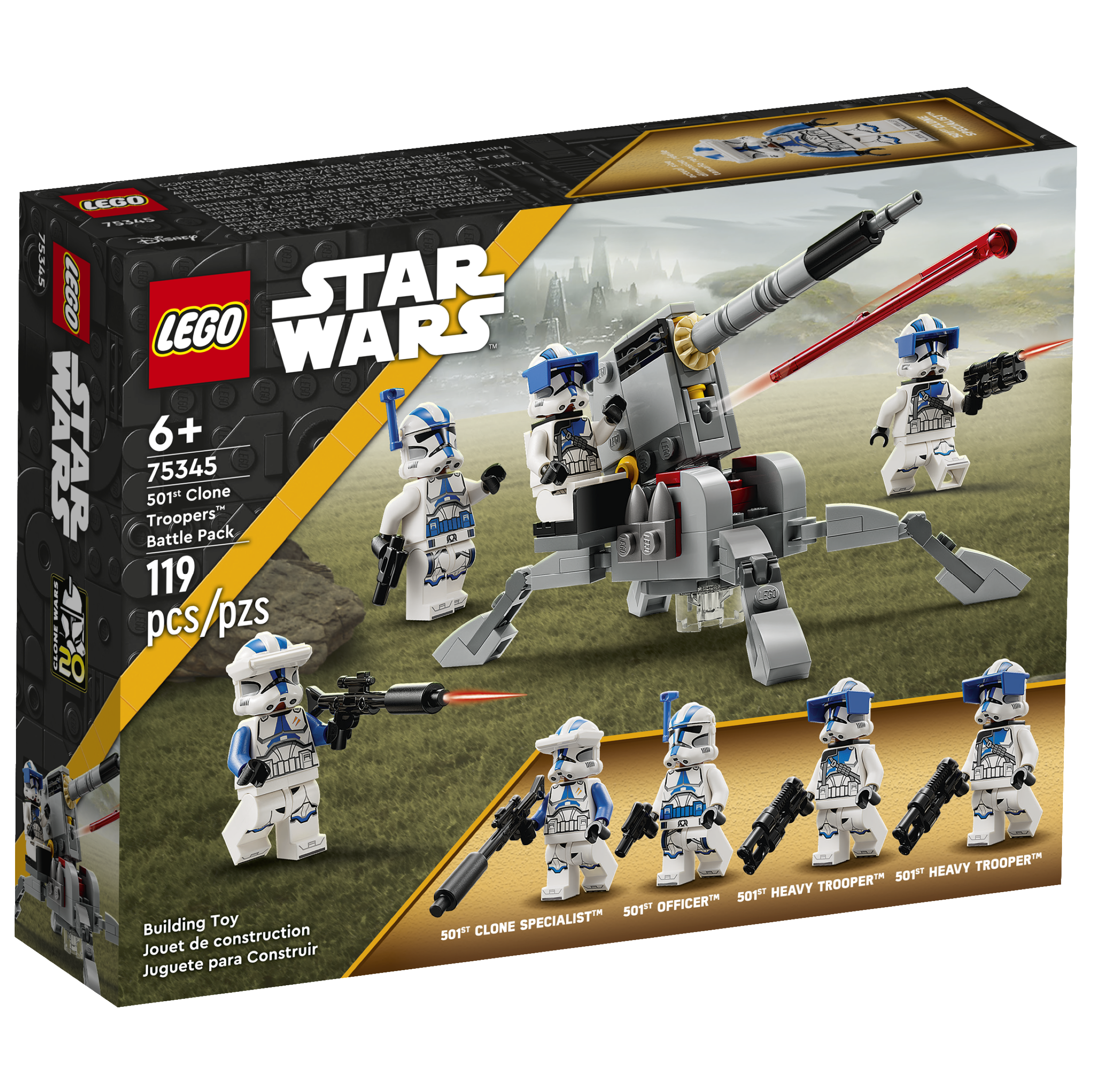 LEGO STAR WARS 75345 Pachet de lupta Clone Troopers divizia 501