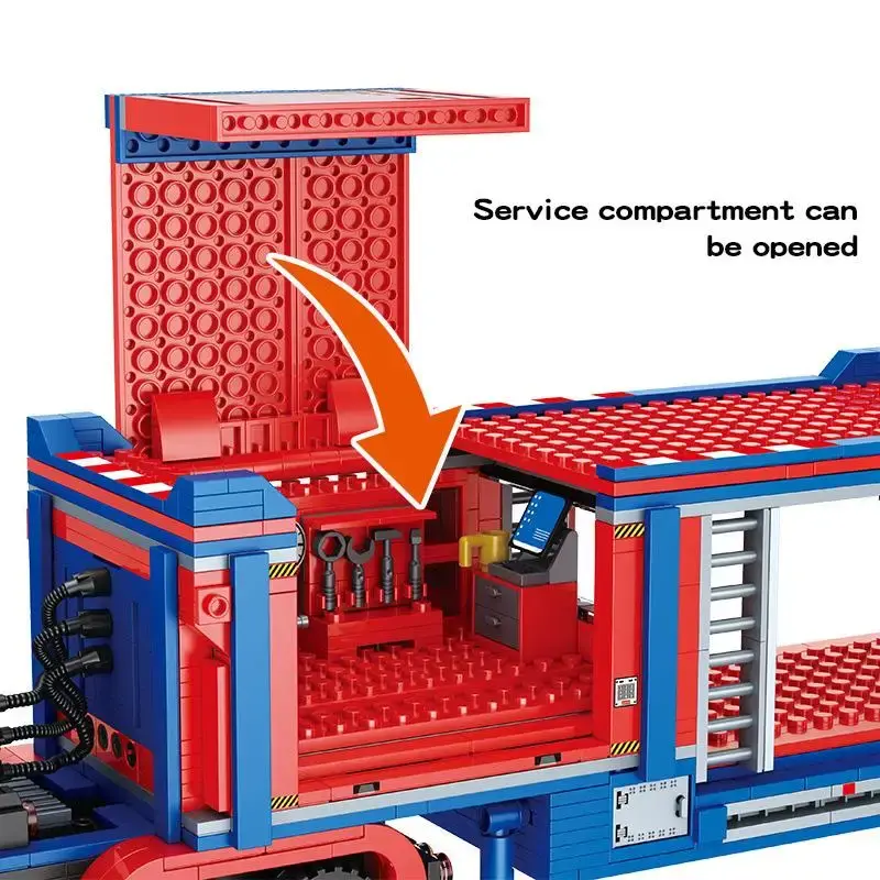 Miniatură: Set de construcție FORANGE Camion (1374 piese) (59cm)