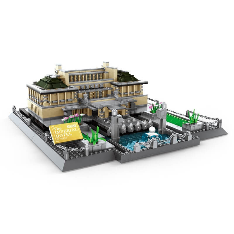 Miniatură: Constructor Wange Arhitectura Japonia: Hotel Imperial (1375 piese)