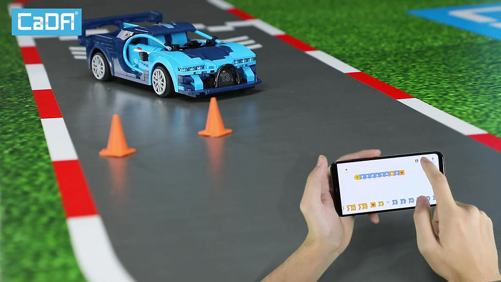 Миниатюра: Конструктор CaDA Машинка (программируемый/радиоуправляемая) (325 деталей)