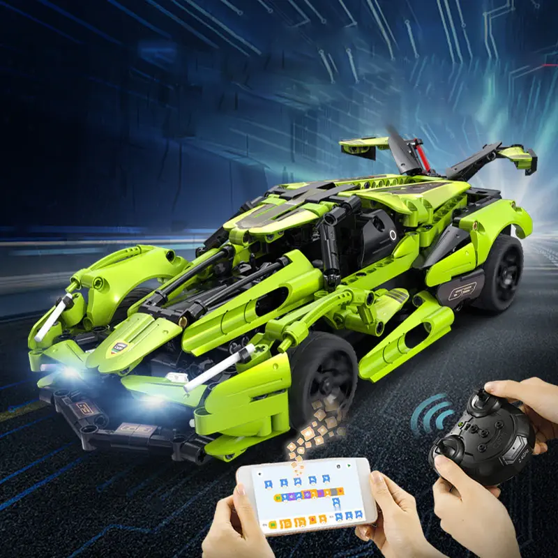 Miniatură: Set de construcție CaDA Sportcar (programabila / RC) (432 piese)