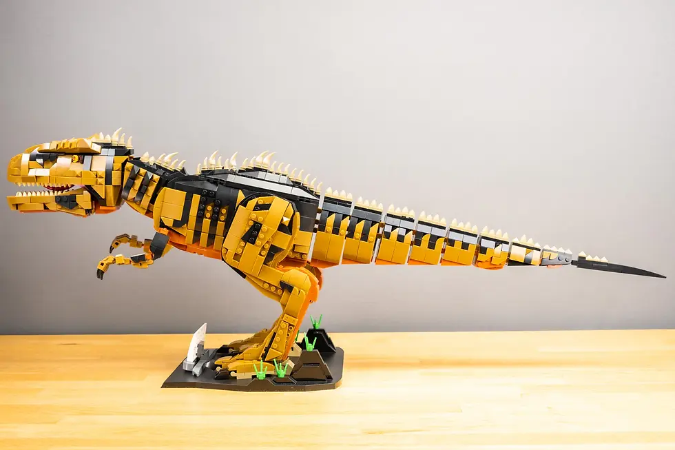 Miniatură: Set de construcție FORANGE Dinozaur Gigantozaur (75cm) (1872 piese)