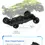 Miniatură: Set de construcție CaDA Sportcar (programabila / RC) (432 piese)