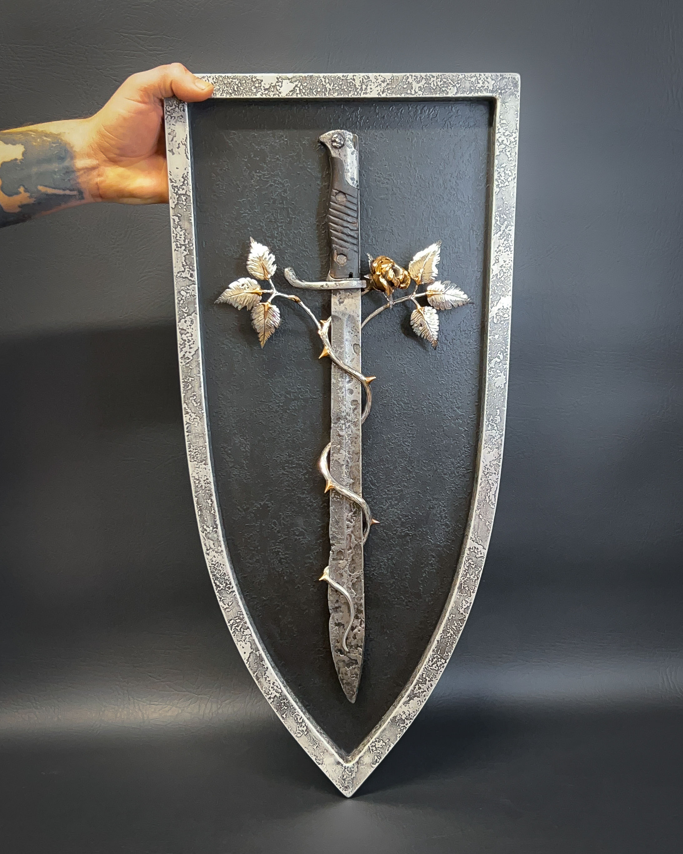 WW1 German bayonet sculpture