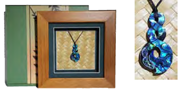 Framed Paua Twist in MADINZ Presentation Box