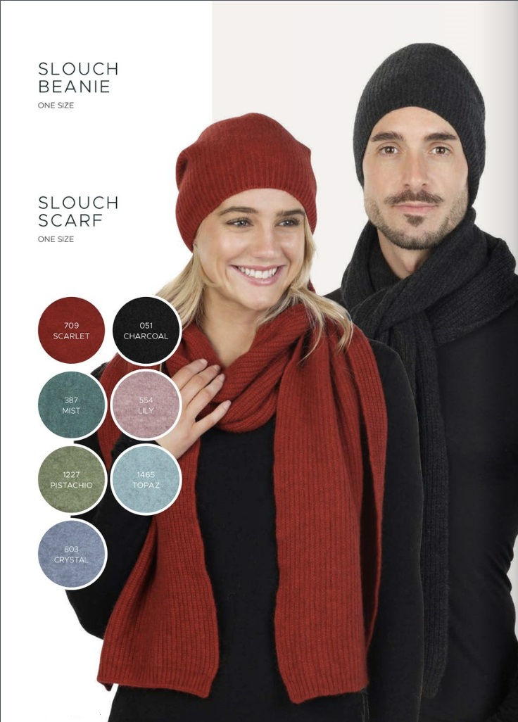 Slouch Beanie and Scarf